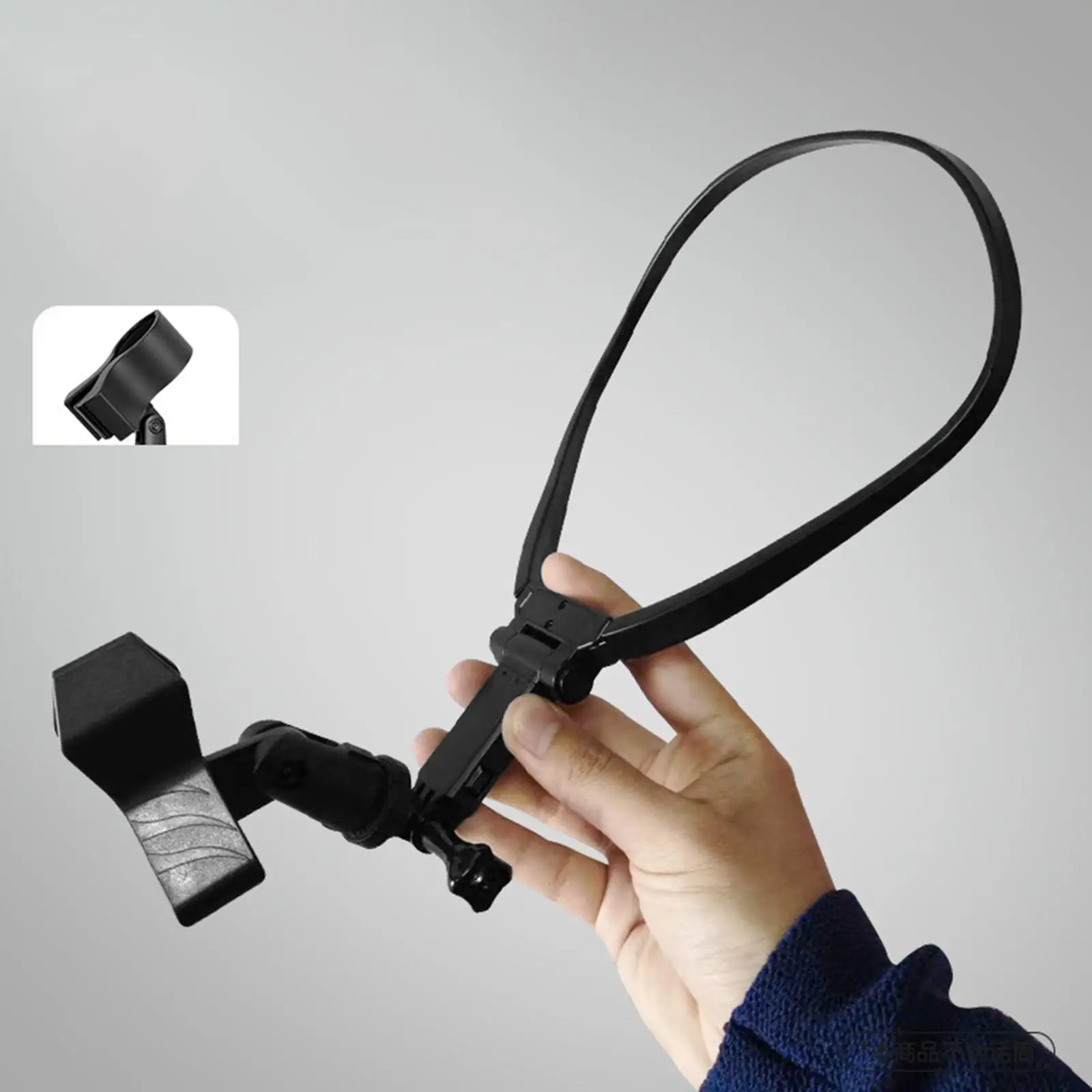 

Neck Microphone Holder Neck Mic Holder for Stage Performance Magician Singer