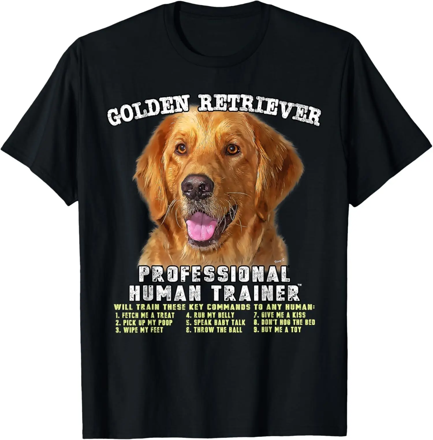 NEW LIMITED Golden Retriever Professional Human Trainer T-Shirt