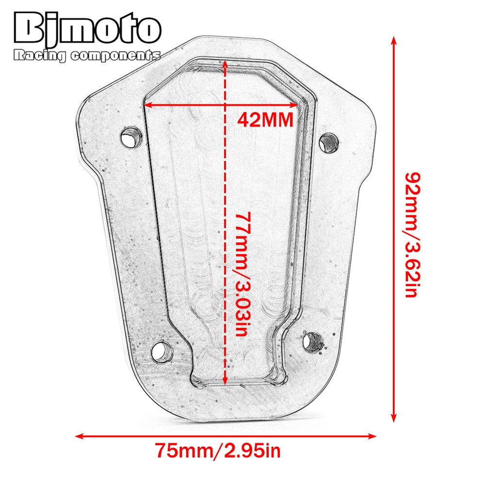 Motorcycle Kickstand Foot Side Stand Extension Pad For HONDA CRF300L CRF 300 L 2020-2024 CRF300 Rally 2021-2024