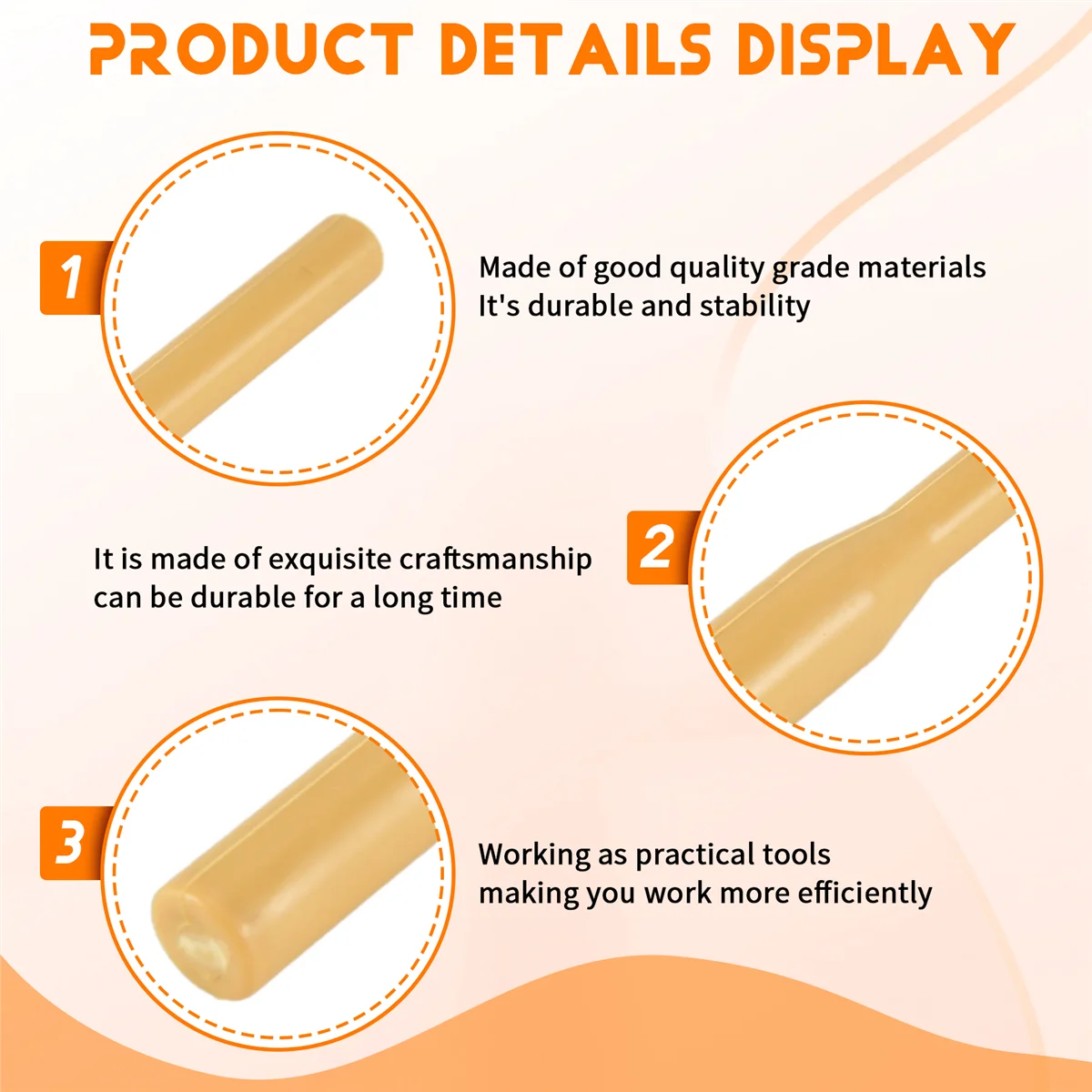 20Pcs PPR Water Pipe Repair Rod, PPR Repair Sticks, Pipe Plastic Pipe Welding Parts Bar SSQ