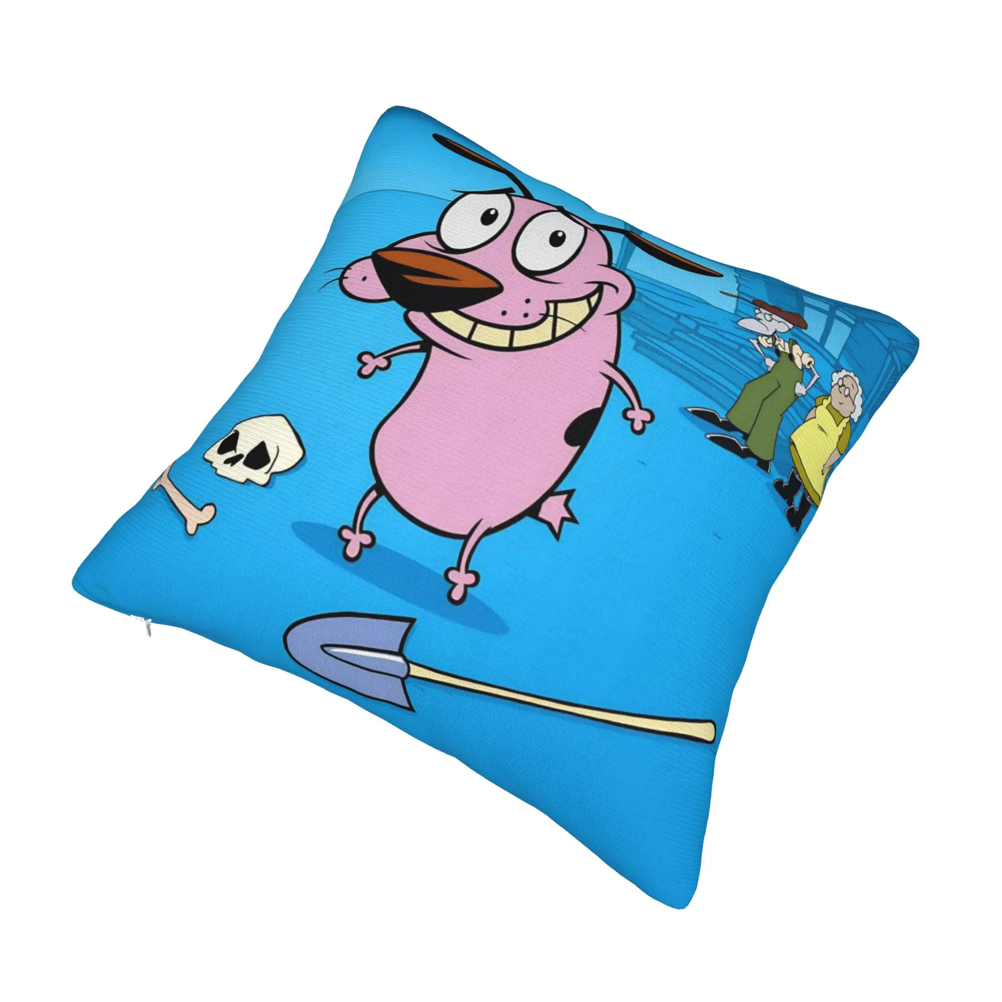 Courage the Cowardly Dog-D Pillow Cover Merch Soft Cushion Cover Decor  Throw Pillow Case Cover Home Multi-Size