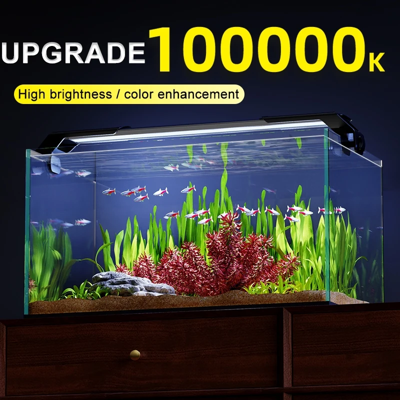 

Fish Tank Lamp LED Full Spectrum Waterproof Brightening Ornamental Aquatic Plants Led Lamp Aquarium Special Lamp Tube Accesories