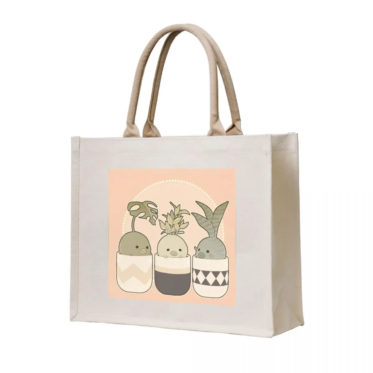

Korpokkur Saplings Tote Bag canvas bags canvas shopping bag Woman shopper bag shopper women