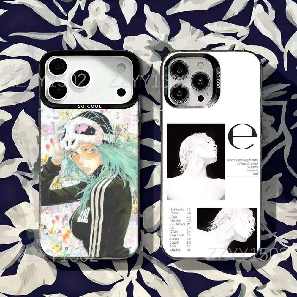 

Drain Gang Ecco2k Bladee 333 IceDancer Phone Case For iPhone 17,16,15,14,13,12,X,8,Pro,Max,Plus,SE4,Air,Mini HD Black IMD Matte