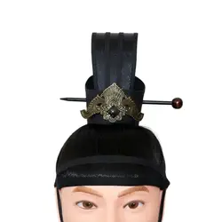 Adults Han Dynasty Emperor hat ancient prince Chinese ancient hat China Vintage royal hat performance cosplay