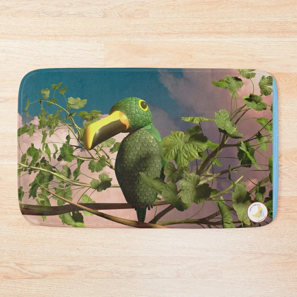 

Toucan Bath Mat Bathroom Accessories Waterproof Bathroom Rugs Anti-Slip Shower Bathroom Rug Set Mat