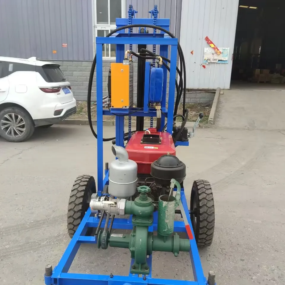 

Индивидуальная заводская прямая продажа портативная дизельная буровая установка для водяных скважин max180m