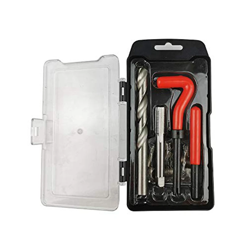 طقم إصلاح الخيوط المترية ، مجموعة إدراج إصلاح الخيوط ، الأسلاك ، M12 x inserمحامل ، 15