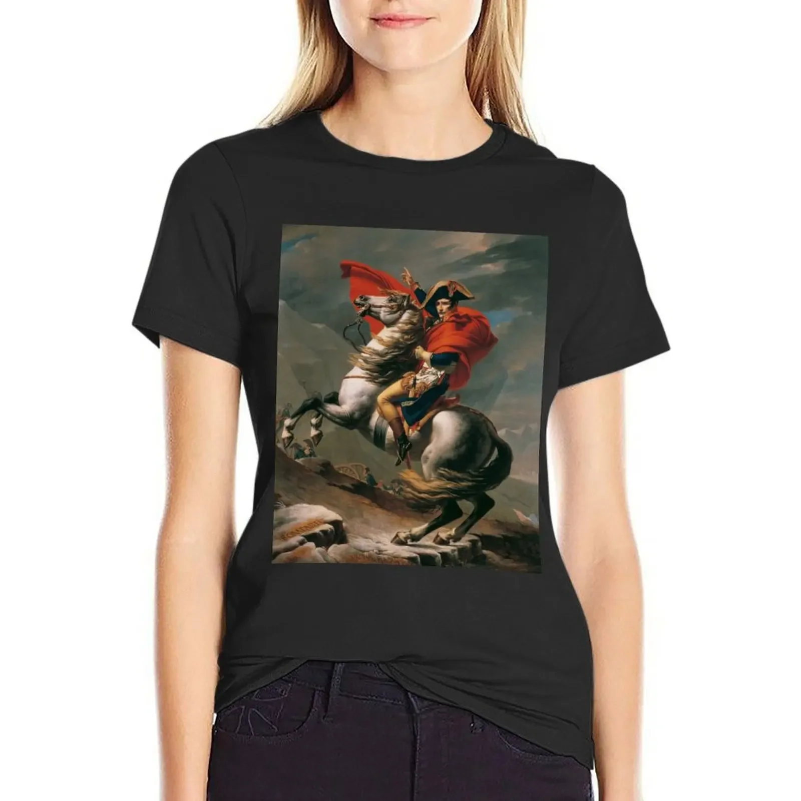 Napoleon Bonaparte T-Shirt korean fashion shirts graphic tees hippie clothes T-shirts for Women