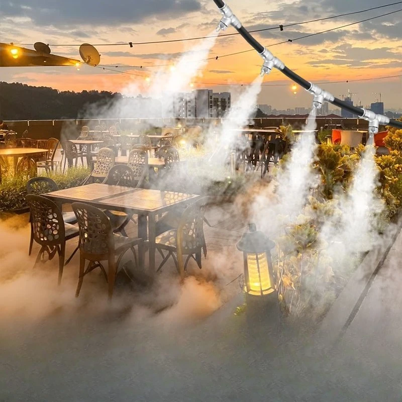 

Entertainment homestay landscaping cooling fogsen system spray spray high pressure cold mist regular atomization humidification