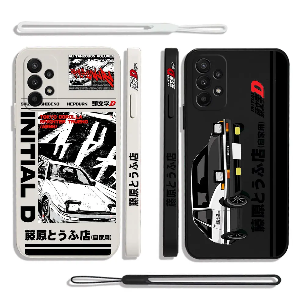 Anime Initial D AE86 Case For OPPO Realme 11 10 9 9i 8 8i 7 7i 6 Pro Plus C31 C35 C1 C11 C12 C15 C20 C21Y C25 C25S Cover