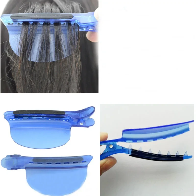 Klips do oddzielania prędkości Niebieskie klipsy do przedziałków do przedłużania włosów Fryzjerzy Pro Salon Tools