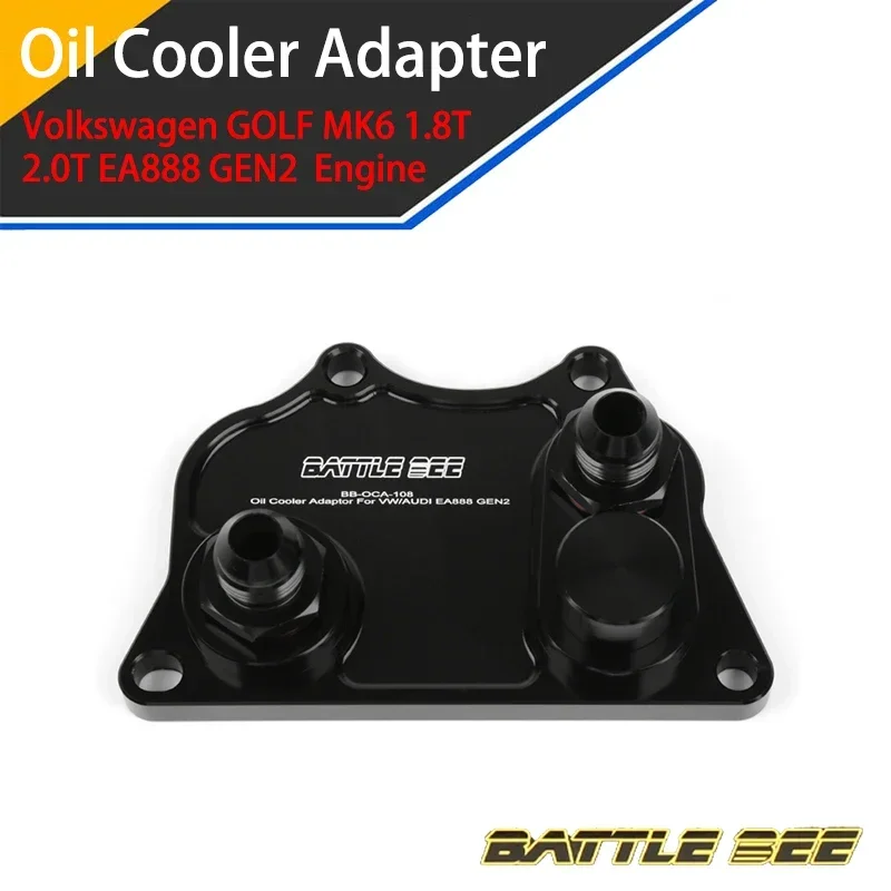 Oil Adapter Connectors Oil Filter Sandwich Plate Adapter Fit For Volkswagen Audi GOLF MK6 2.0T 1.8T EA888 GEN2 Engine BB-OCA-108