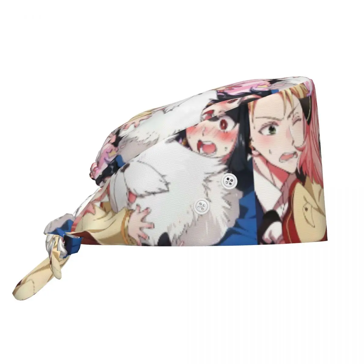 

Индивидуальная рабочая шапочка S-Spyes с пуговицами, стильная унисекс-шапочка для медперсонала с пуговицами, хирургическая шапочка с пуговицами, шапочка для медсестер