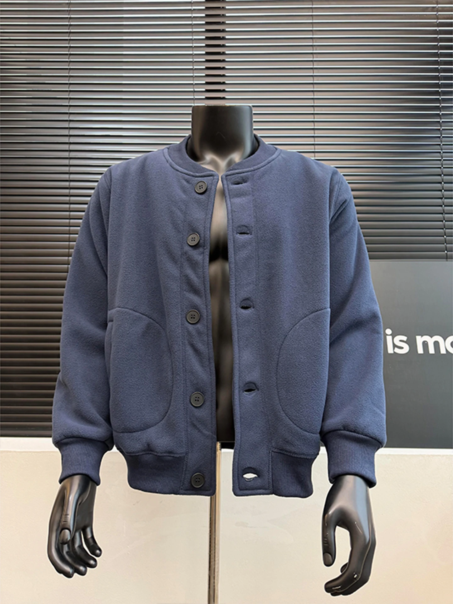 

Двусторонняя флисовая куртка для мужчин, утепленная, с воротником-стойкой, на флисовой подкладке, весна-осень, верхняя одежда