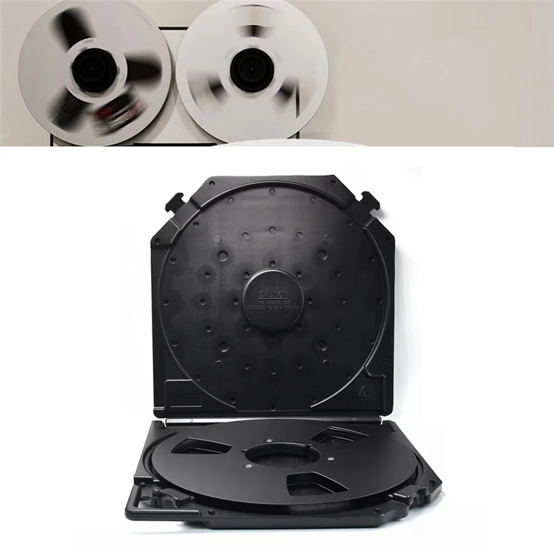 Scatola portaoggetti vuota per bobine da presa con bobina vuota da 10 pollici Custodia da trasporto portatile a protezione completa per nastri sonori da 10 pollici A