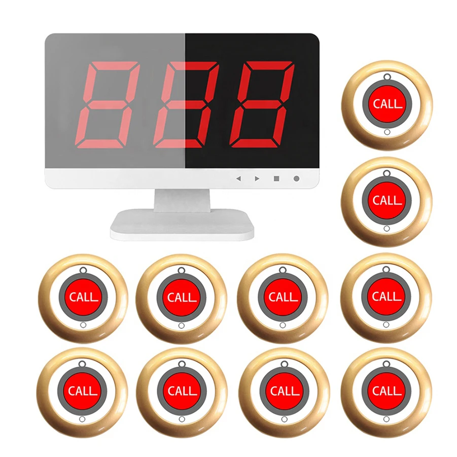 JIANTAO High Quality Queue Calling System Restaurant Table Call Button Guest Call Waiter