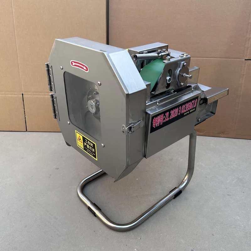 Vegetable Slicing Machine Fully Automatic Vegetable Cutting Machine Restaurant Kitchen Vegetable Chopper Onion Slicer Machine