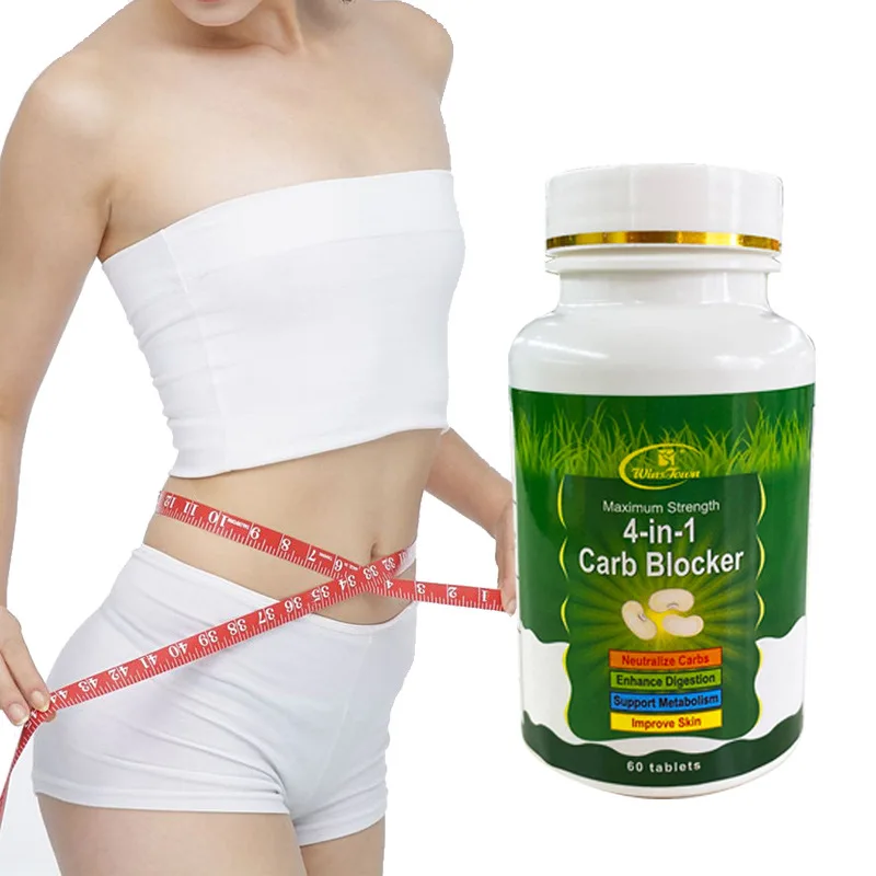 1 bottle of 4in1 Carb blocker pill neutralizes carbohydrates enhances digestion supports metabolism improves skin health