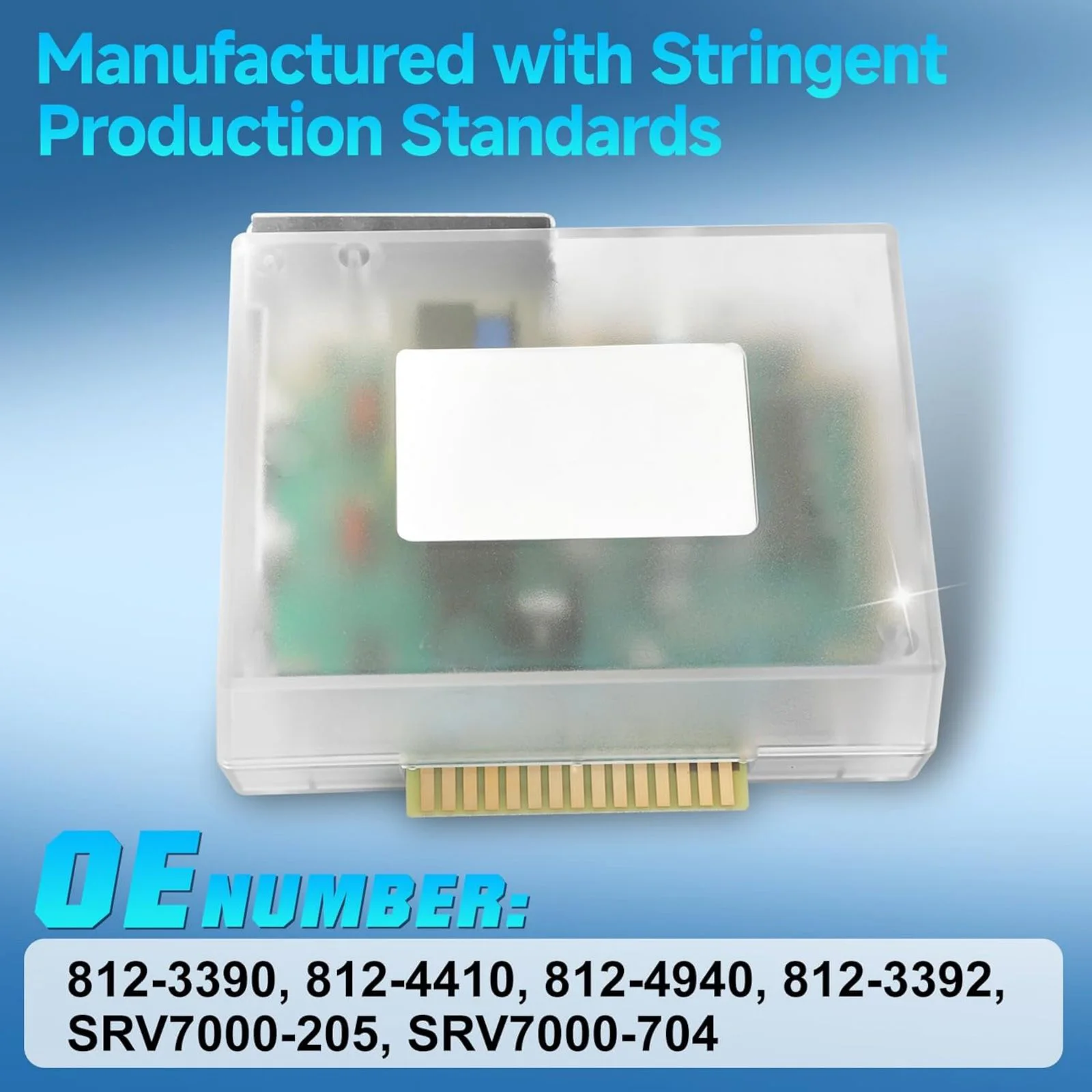 Control Box Circuit Board for Quadra-Fire Classic Bay 1200 Castile Santa Fe Insert OEM 812-3390/4410/4940/3392 SRV7000-205/704