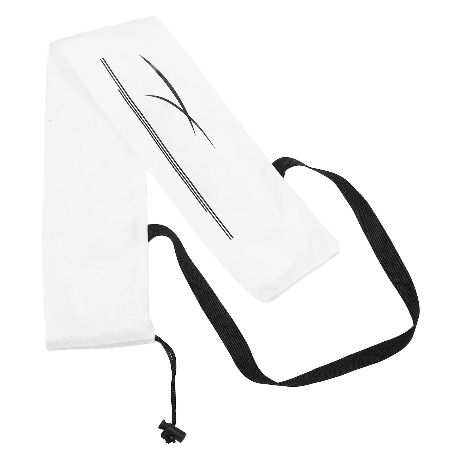 

Baseball Bat Backpack 68cm White Lint Storage Bag Breathable Protection Dual Purpose Portable Team Sports Gear