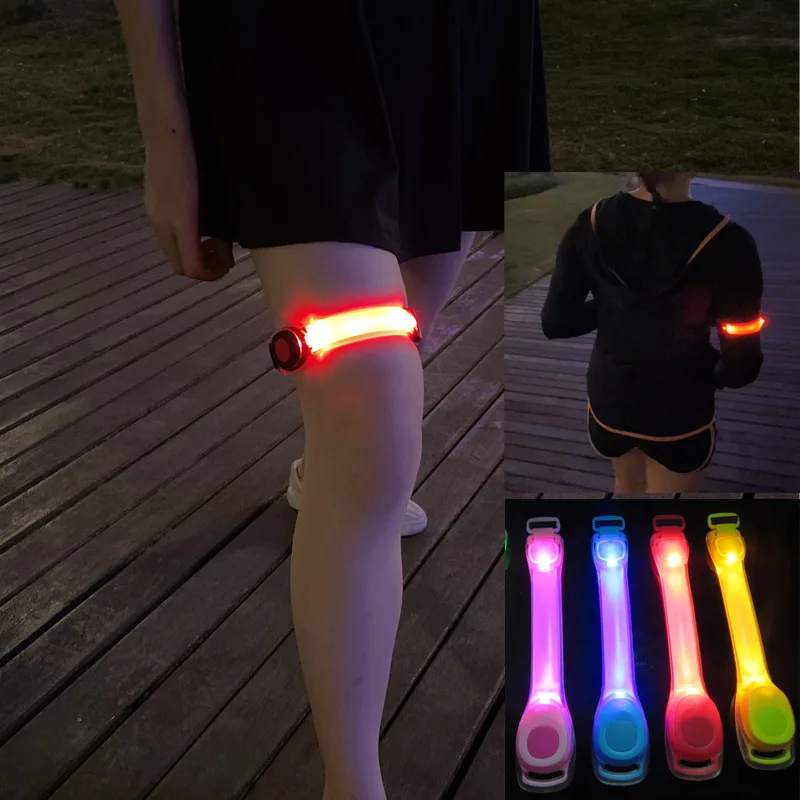 novos-esportes-ao-ar-livre-correndo-e-ciclismo-bracadeiras-luminosas-bracadeiras-luminosas-de-velcro-bracadeiras-luminosas-de-aviso-noturno