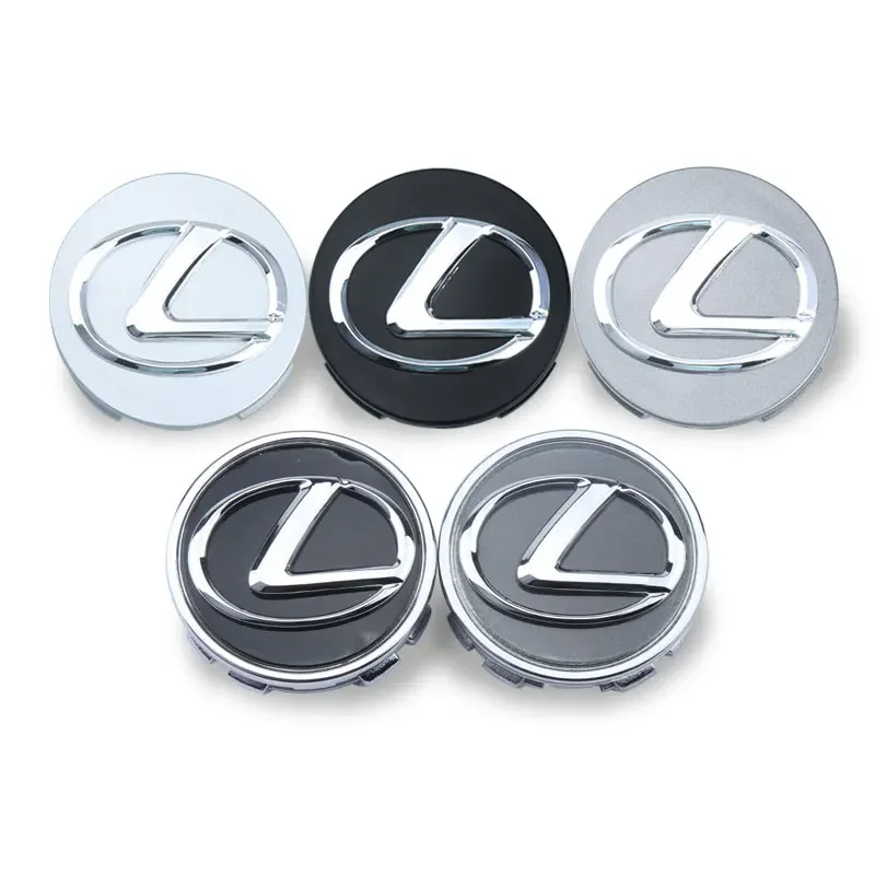 4PCS 62mm Car Wheel Center Cap Hub Covers Badge Accessories For Lexus ES300 RX330 RX300 GS300 IS250 IS200 CT200h NX RX LX UX GX