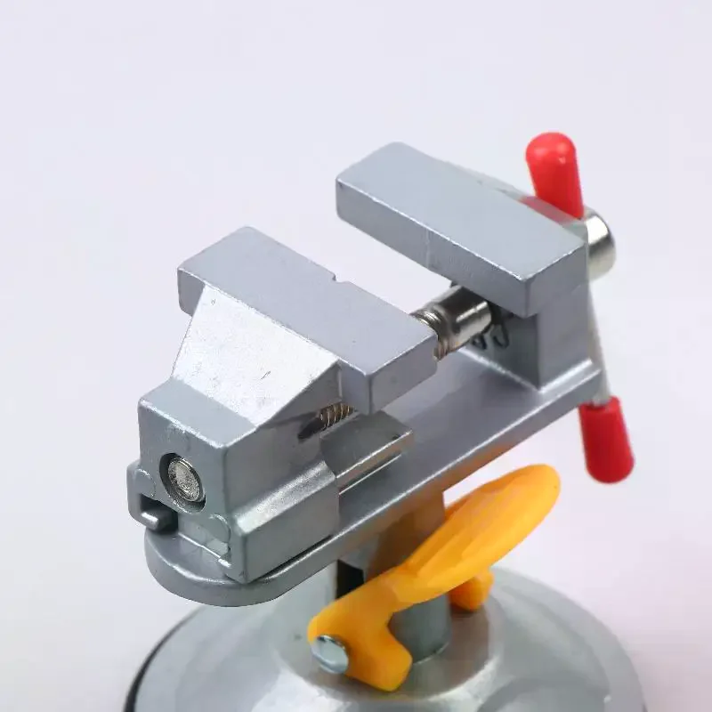 Rotatable Adjustable Jewelry Vice Vise Stand Rotatable Drill Press Universal Mini Table Bench Screw Clamp Engraving Table Vice