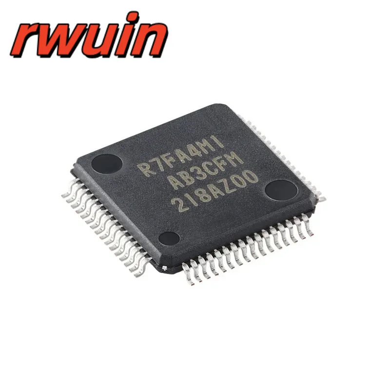 5pcs/1pc R7FA4M1AB3CFM AA0   R7FA4M1AB3 LQFP-64 48MHz Microcontroller Chip