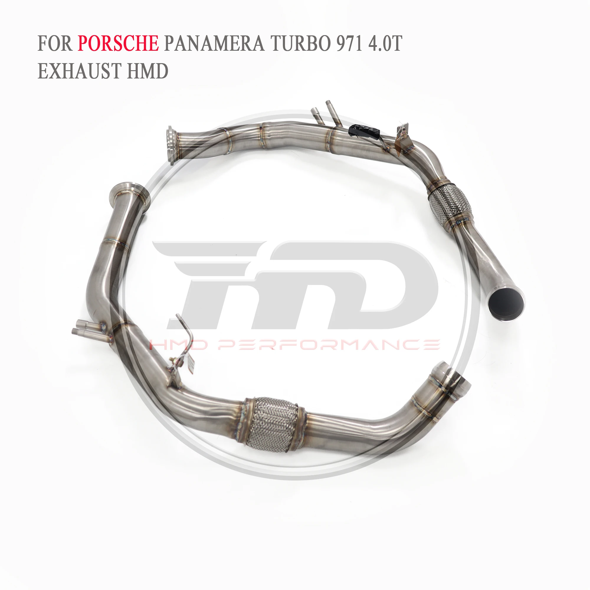 

HMD Exhaust System High Flow Performance Middle Pipe for Porsche Panamera 971 Turbo With OPF Version