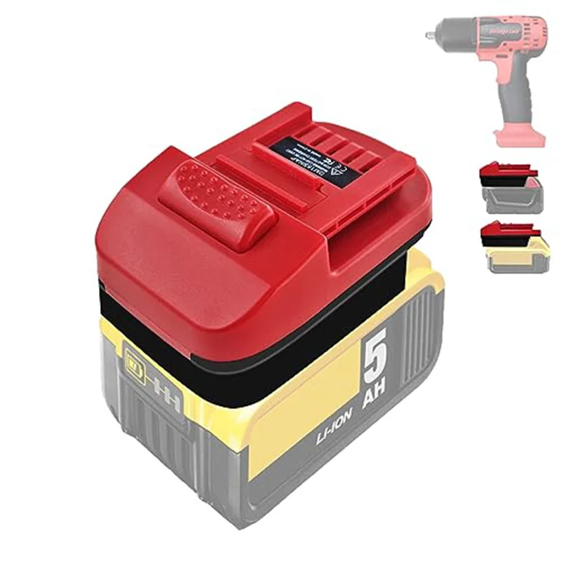 

TPDL Battery Adapter for Snap on 18V Tools, for Dewalt 20V & for Milwaukee 18V M18 Lithium Battery Convert to for Snap-on 18V