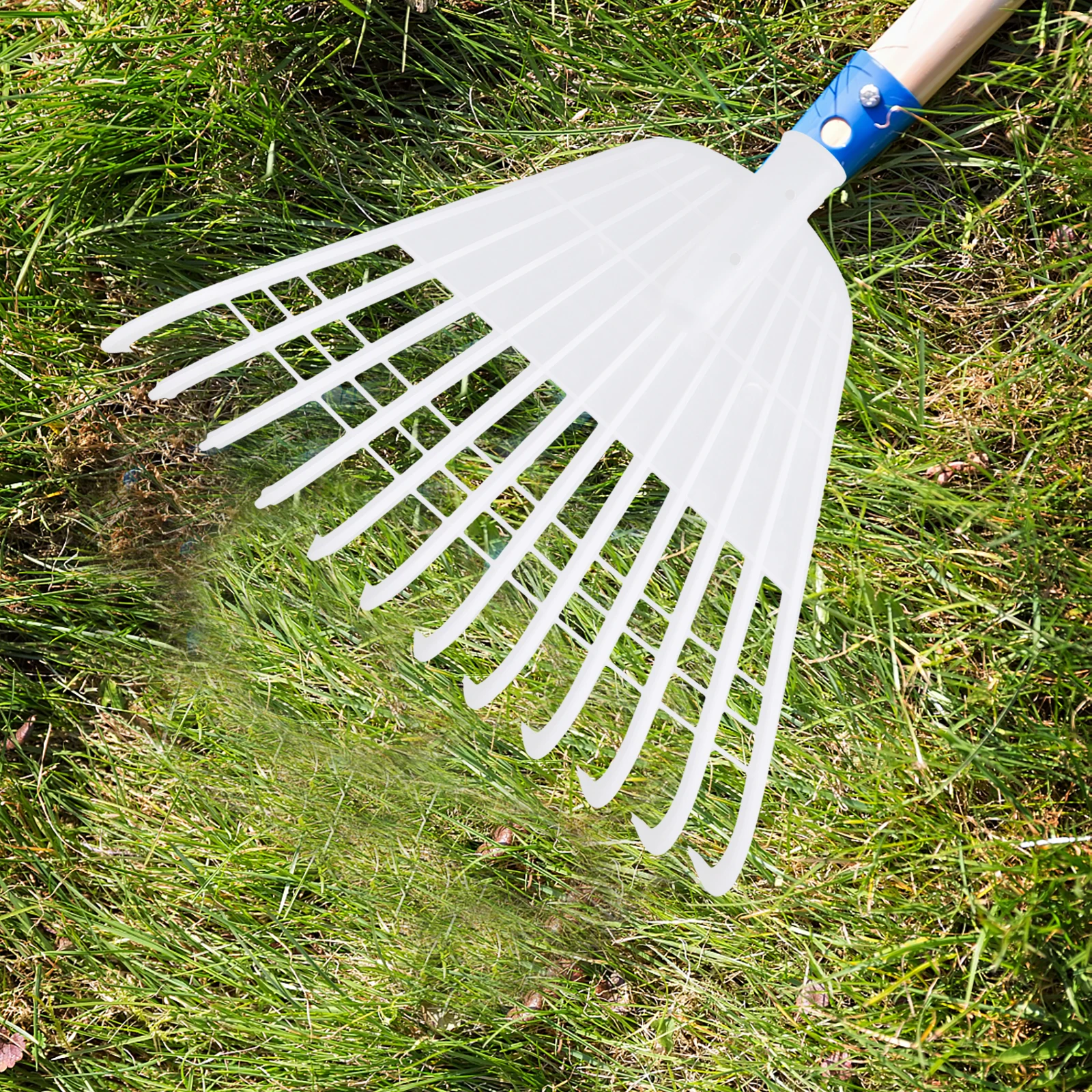 

2Pcs Garden Leaf Rakes Plastic Hand Rakes Lawn Cleaning Outdoor Gardening Tools for Yard Hand Rake Garden Tool