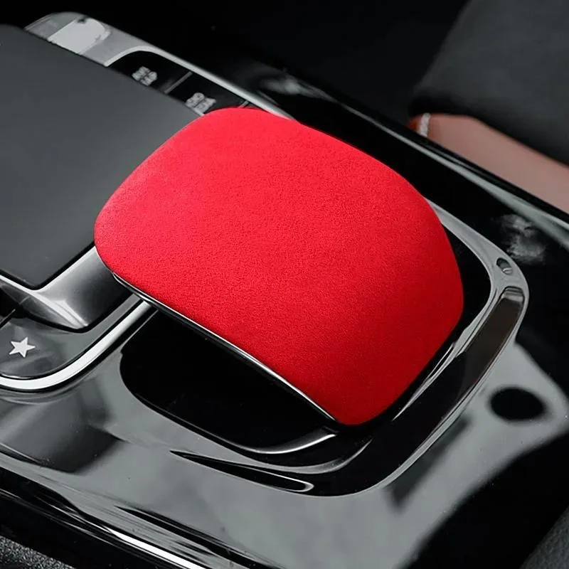 Alcantara Suede Car Gear Shift Knob Cover Trim  For Mercedes-Benz A-Class CLA  AMG W177 C118 2018-2025