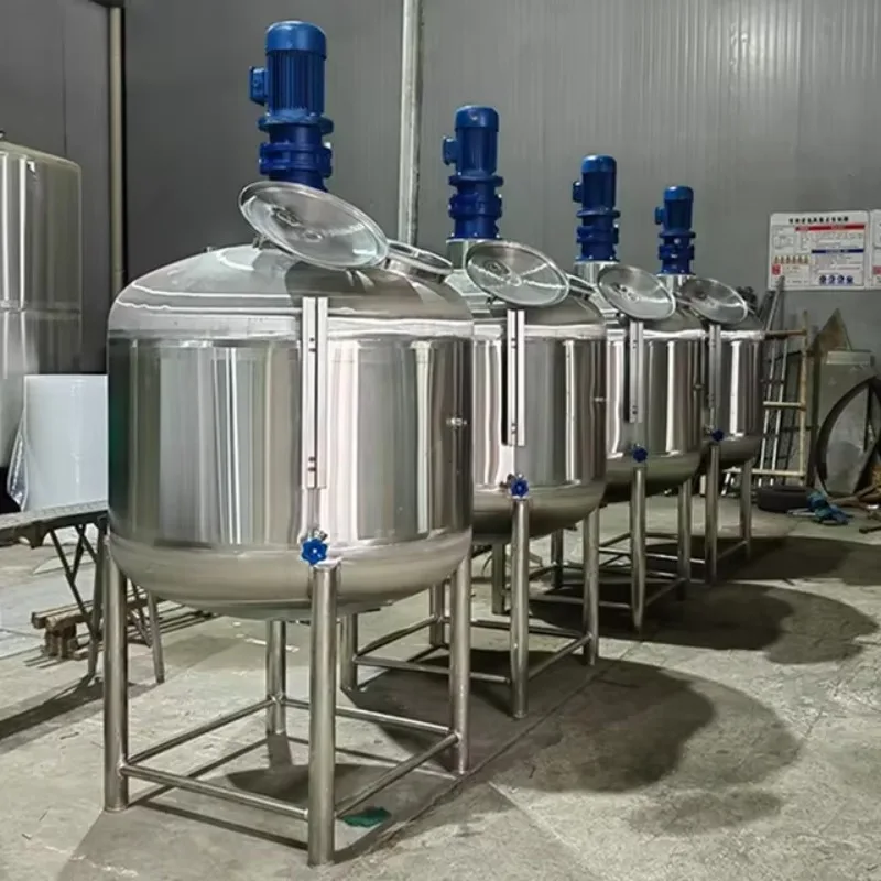 Stainless steel high-speed peanut butter syrup juice beverage mixing tank