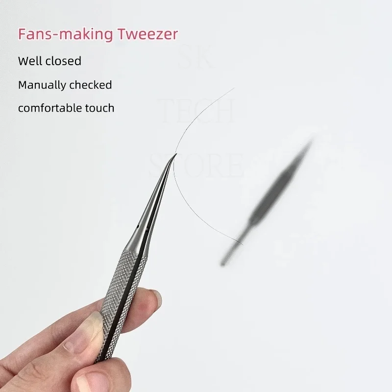 1pcs Tweezers Titanium Alloy Tweezers Professional Repair Fingerprint Fly Line Phone Motherboard Precise Antimagnetic Electronic