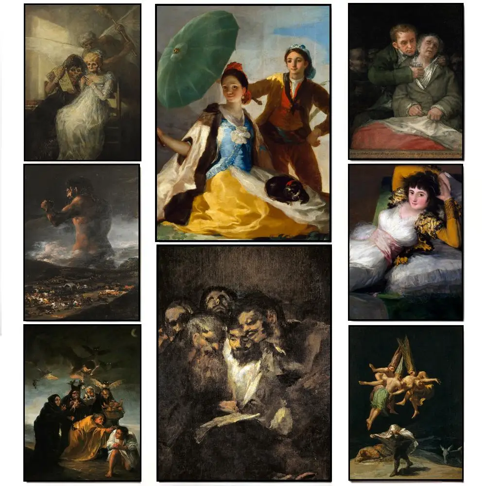 Francisco Goya Poster Elegant Indoor Artwork Design & Contemporary Home Decor