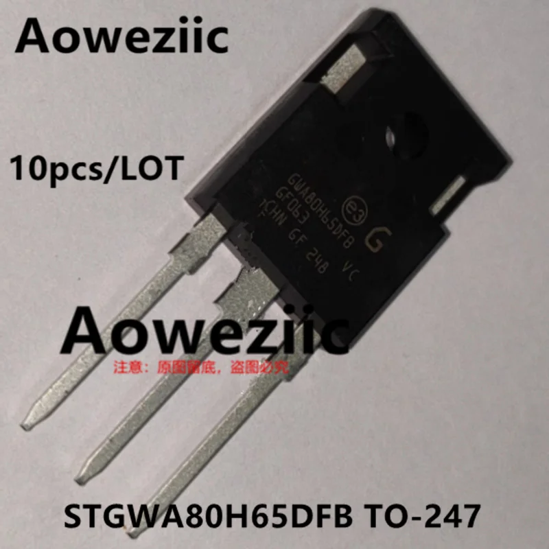 Aoweziic  2024+   100% New Imported Original   STGWA80H65DFB  GWA80H65DFB TO-247   IGBT Power Tube 80A 650V