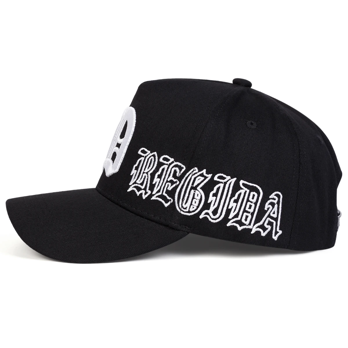 Unisex Gothic D Brief Stickerei Baseball Caps Frühling Herbst Outdoor Einstellbare Casual Hüte Sonnenschutz Hut Sport Kappe – Detail 3