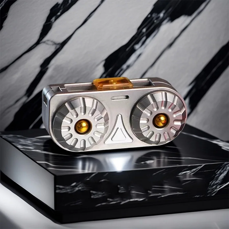 OWL EDC Fingertip Slide Fidget Spinner Edelstahl Ratsche Spaß Erwachsene Büro Stressabbauendes und entspannendes Spielzeug Geschenk