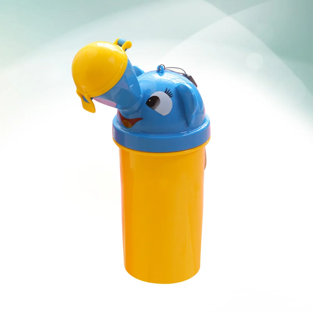 

Portable Kids Urinal Bottle Seamless Leakproof Lightweight Small Size Cartoon Design Emergency Toilet Potty for Baby Toddler