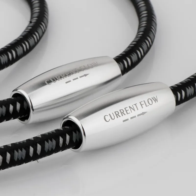 

FOR Preffair HIFI Silver Aluminum Made Suppressor Cable Audio Pant Stabilizer Noise 9mm