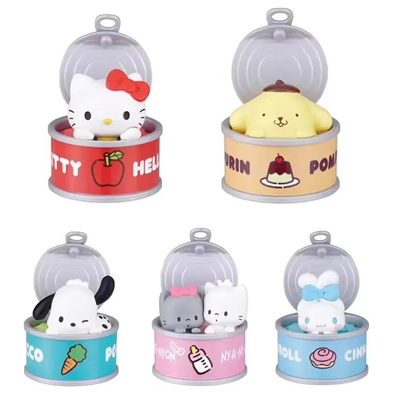 

TOMY Original 5Pcs Gashapon サンリオキャラクター Hello Kitty Toys For Kids Gift Collection Model Ornaments