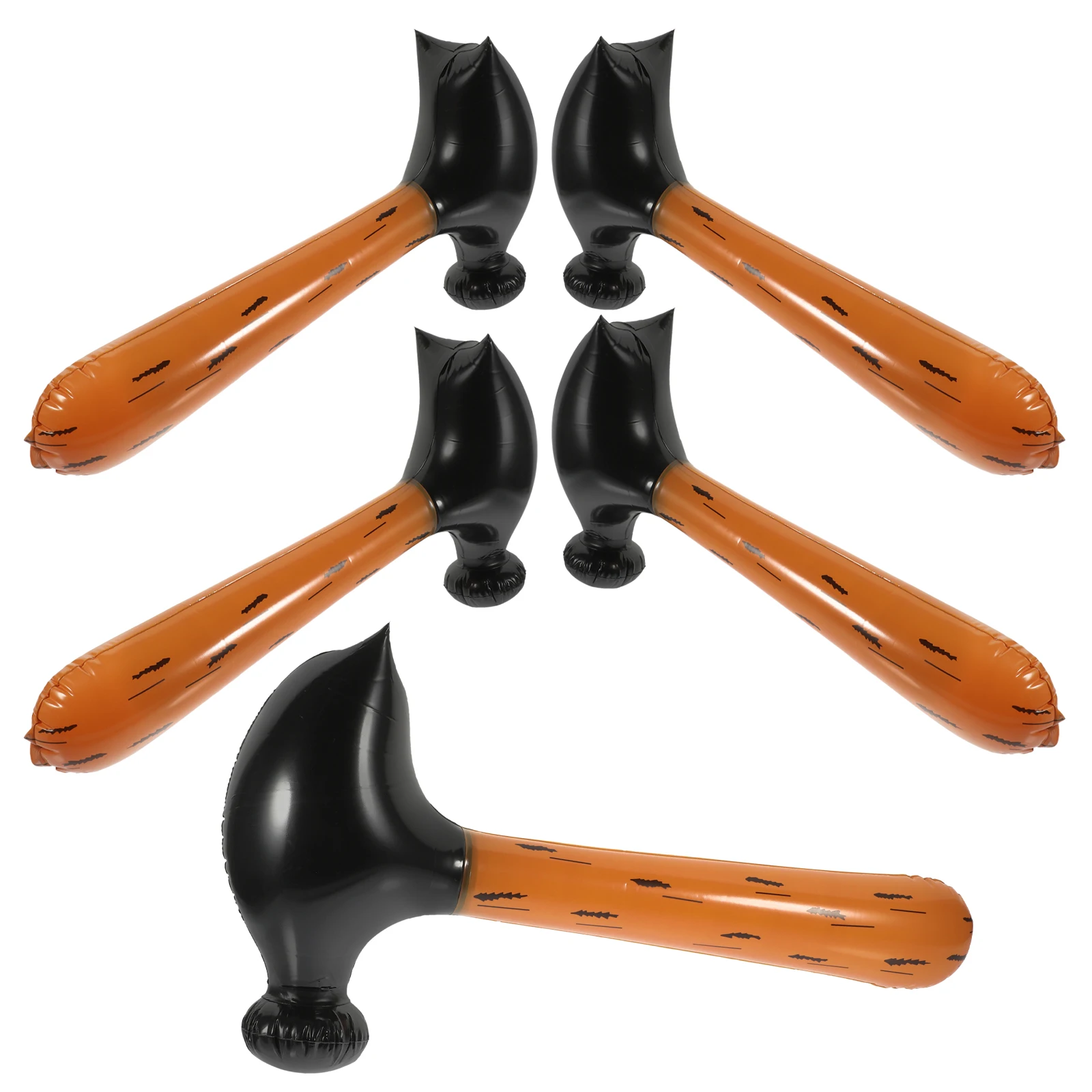 5Pcs Inflatable Pool Party Large Hard Handle Handle Pvc Hammer Toy PVC Pool Party Props 56x27cm Kids Gifts