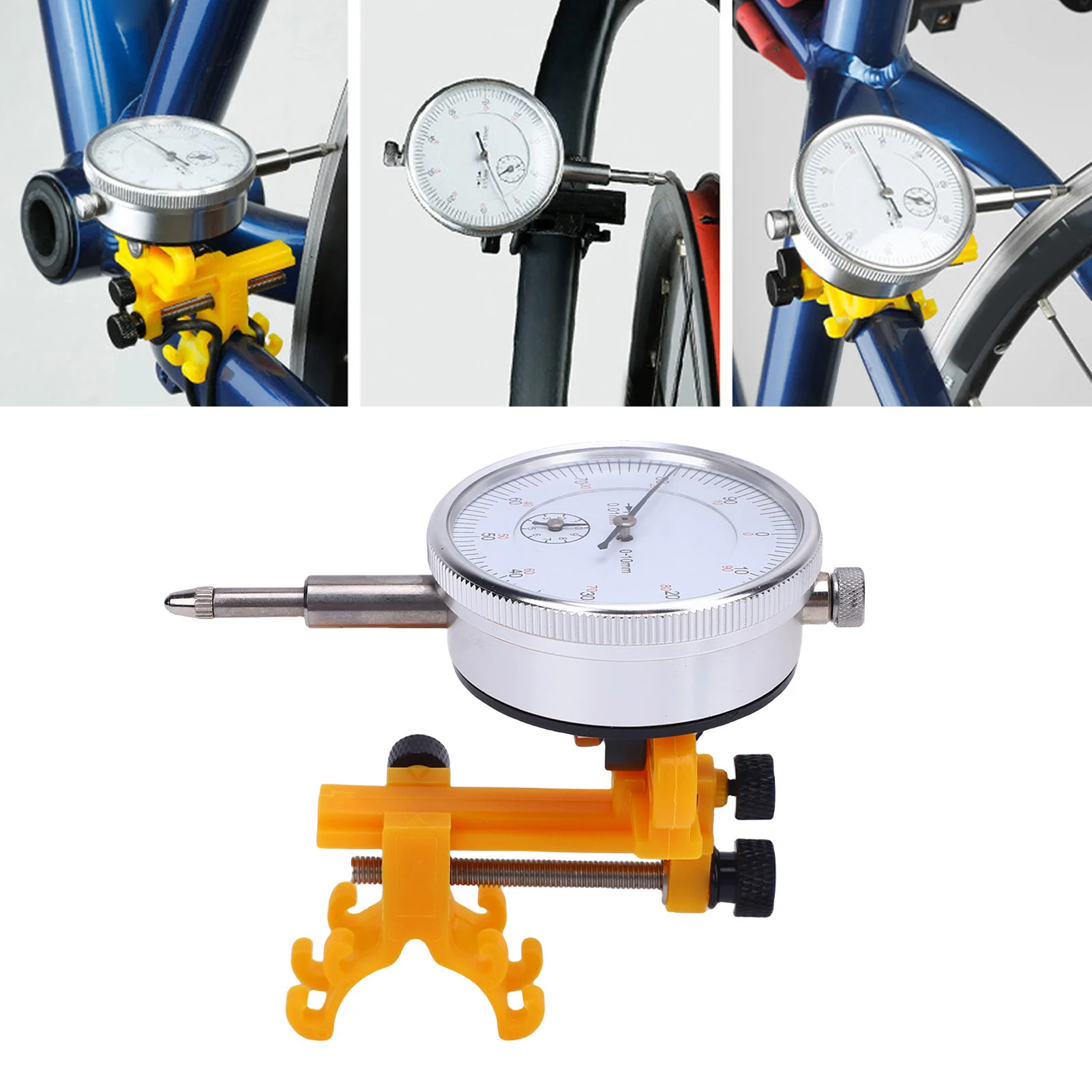 

Bike Wheel Alignment Meter Bike Wheel Spoke Tension Meter Simple and Intuitive Multifunctional Bike Wheel Alignment Meter