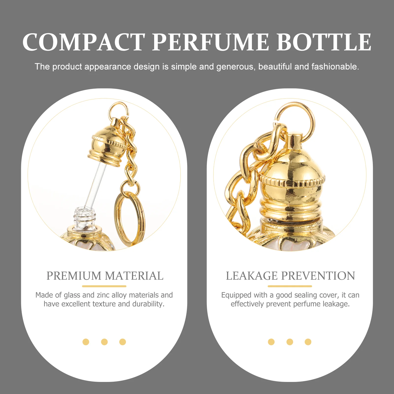 Perfume Bottle Sample Bottles Empty Vintage Lecythus Small Refillable Travel for Portable Fragrance