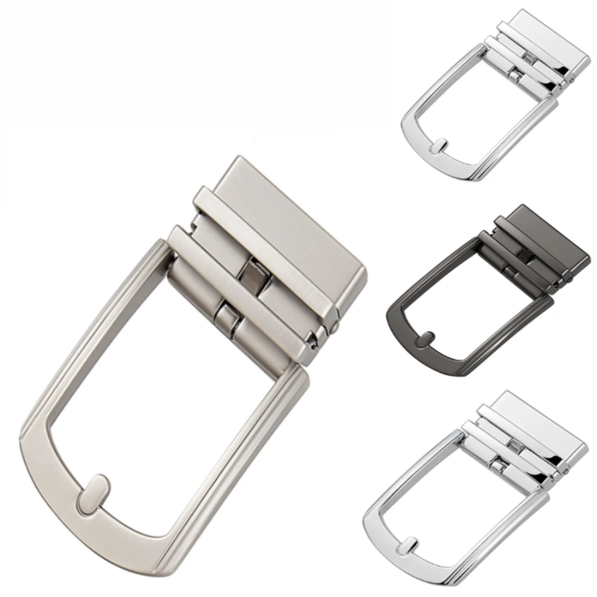 Men's 3.5cm Automatic Buckle Ratchet Belt - Leisure Business Width Head Belt with Business Accessories for Suit