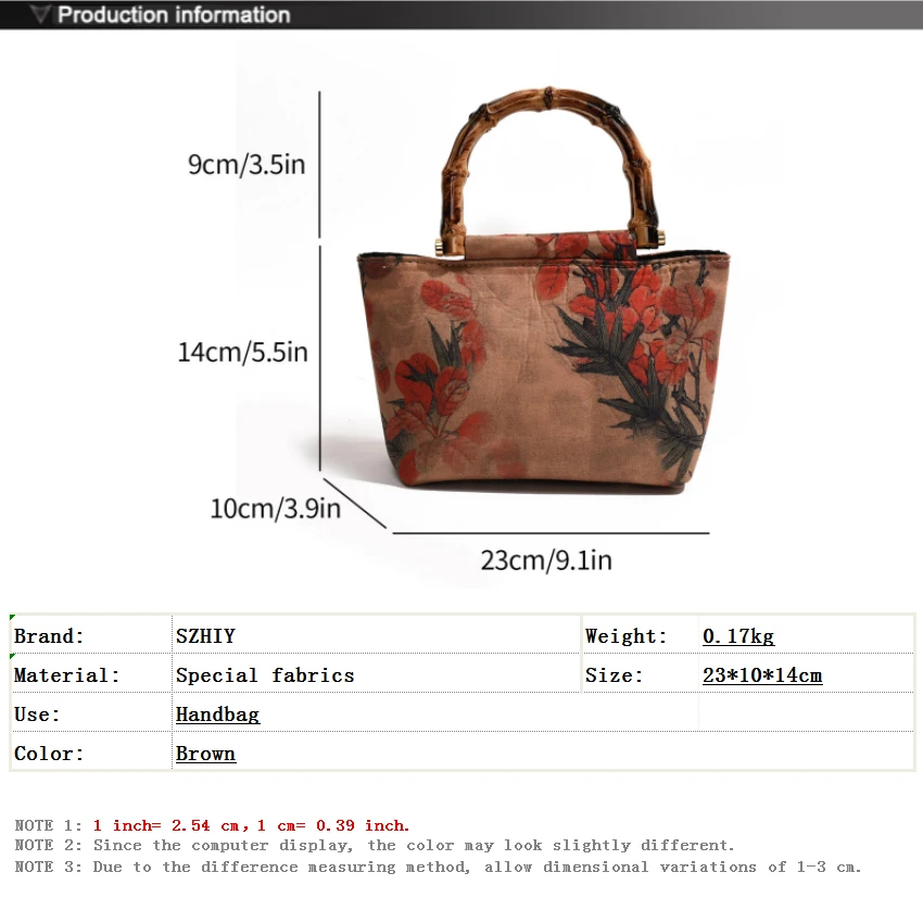 Luxury Designer Qipao Handbag for Women New Chinese Style Retro Hanfu Bamboo Handle Handbag Handtassen Dames Sac Luxe Totebag