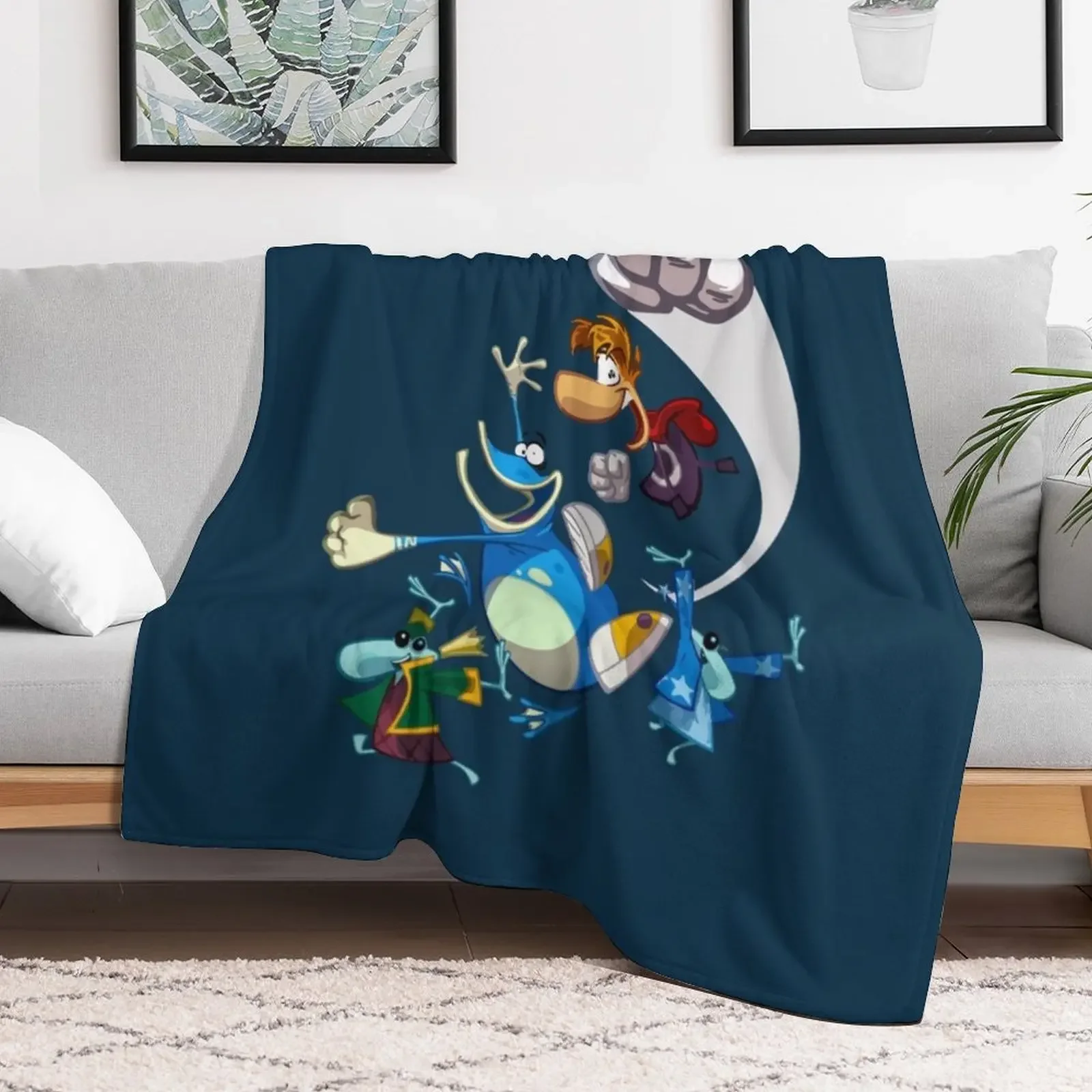 Rayman and Globox Throw Blanket Large Hair blankets ands Blankets