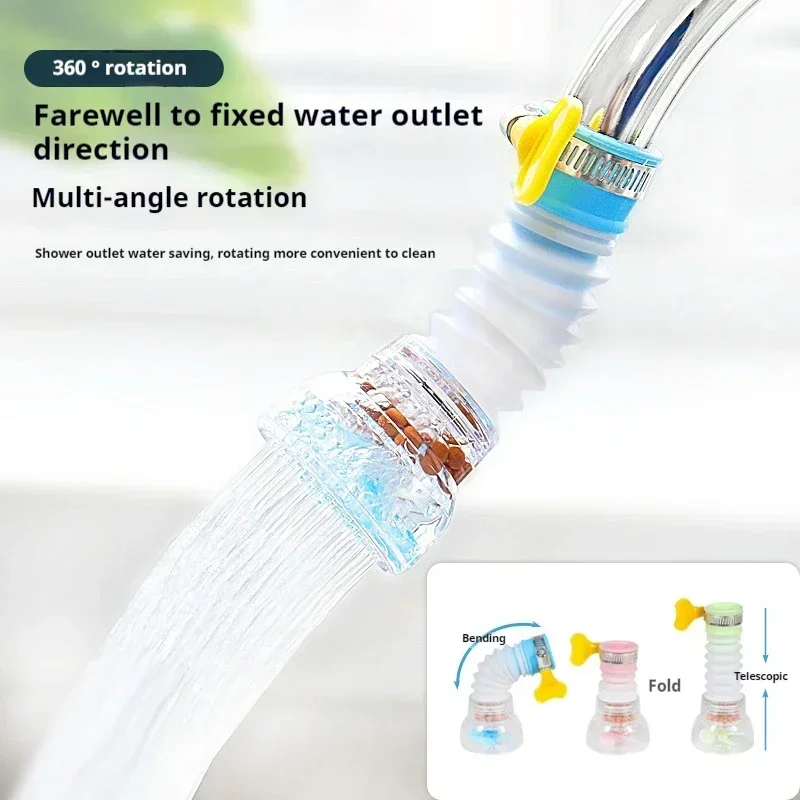 

Faucet Filter Splash Proof 360 Degrees Rotatable Retractable Faucet Extender Universal Kitchen Maiwanshi Filter Water Purifier