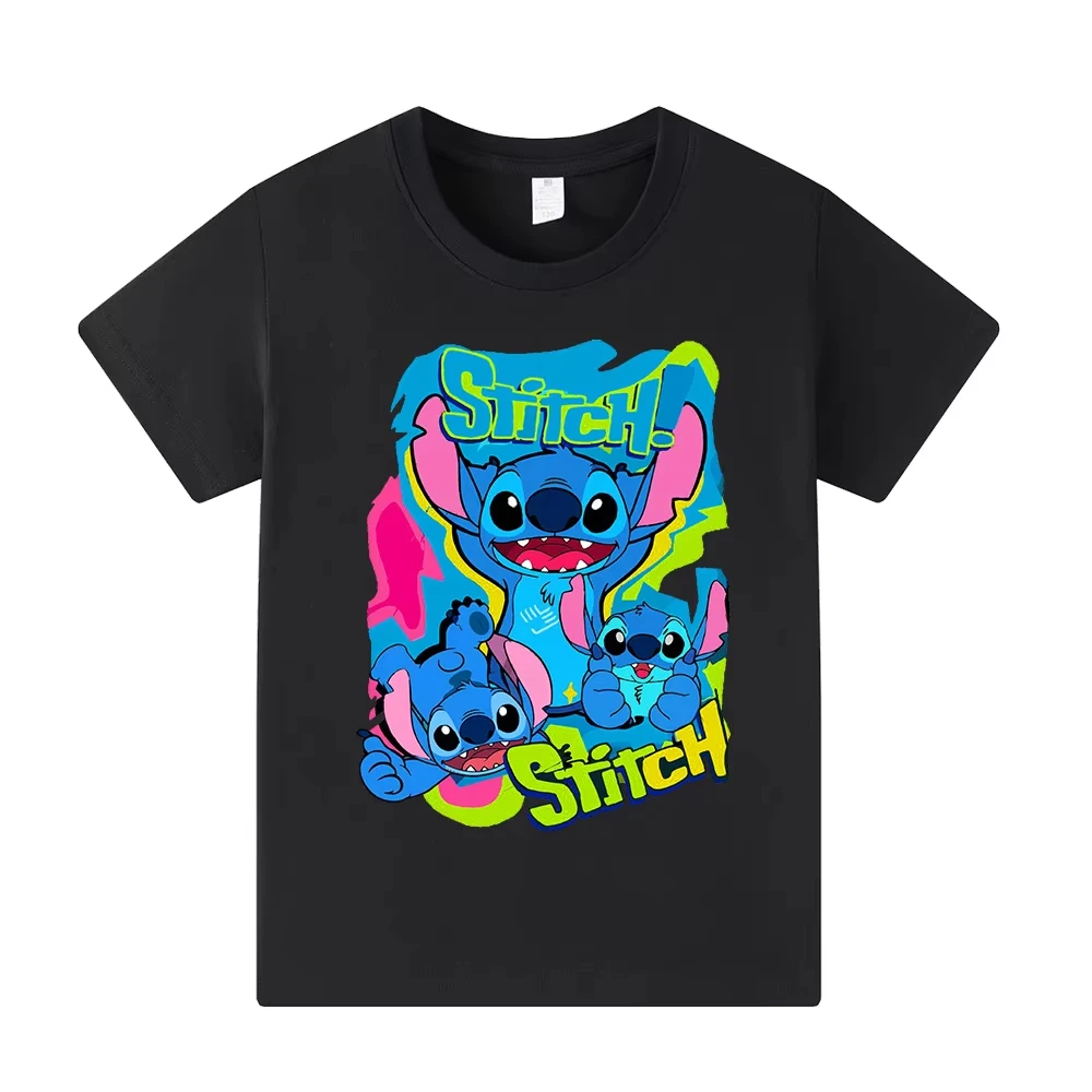 

Летняя детская одежда для мальчиков, футболки с принтом в виде букв и мультфильмов Диснея, Микки Мауса, модный детский топ с короткими рукавами и круглым вырезом для девочек